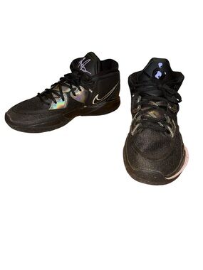 Nike Kyrie Infinity Men’s 10 Black Metallic Silver CZ0204-005 Irving Mavericks